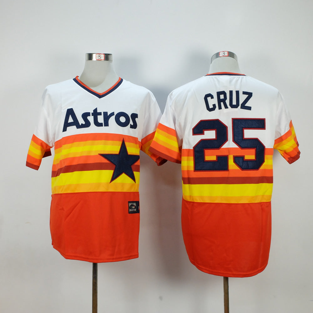Houston Astros #25 Astros 25 Rainbow Edition Retro