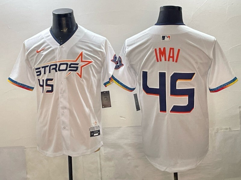 Houston Astros #45 Gerrit Cole Astros 4 Edition Style 1