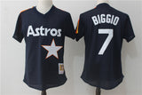 Houston Astros #7 Craig Biggio Mesh Throwback