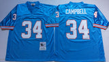 Houston Oilers #34 Earl Campbell 1993 Throwback Style 1