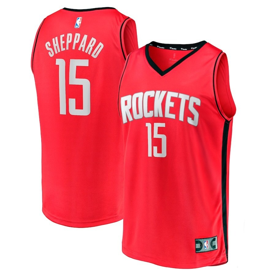 Houston Rockets #15 Reed Sheppard 2024 NBA Draft Fast Break Player Jersey - Icon Edition - Red
