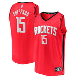 Houston Rockets #15 Reed Sheppard 2024 NBA Draft Fast Break Player Jersey - Icon Edition - Red