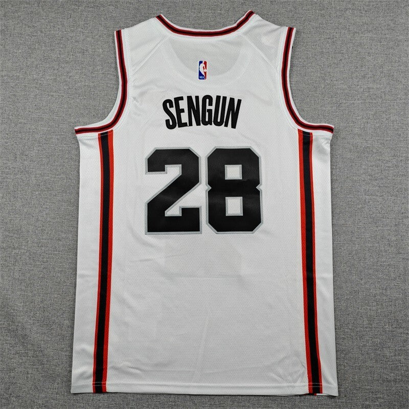Houston Rockets #28 Alperen Sengun 25 Rockets 28 White City Edition Style 1