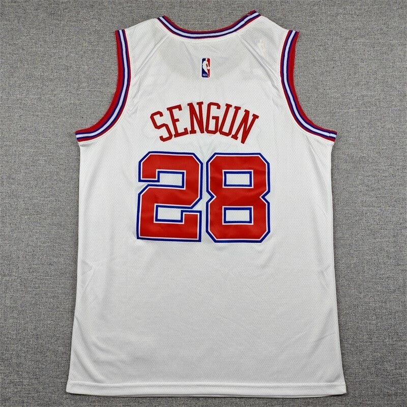 Houston Rockets #28 Alperen Sengun 26 Rockets 28 White City Edition Style 1