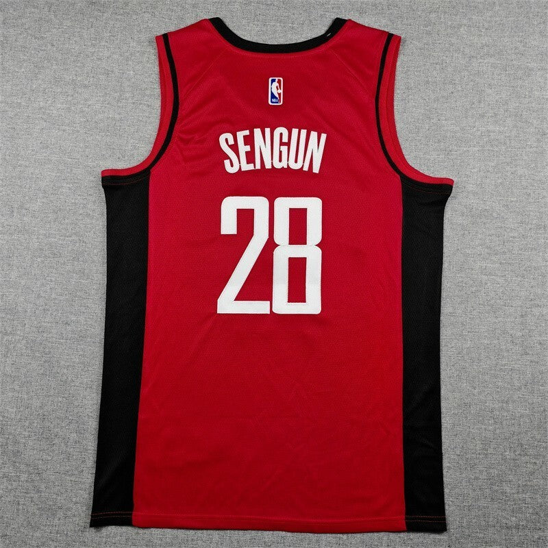 Houston Rockets #28 Alperen Sengun Rockets 28 Red Style 3