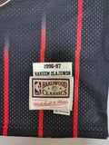 Houston Rockets #34 Hakeem Olajuwon 1996-97 throwback jersey black Style 2