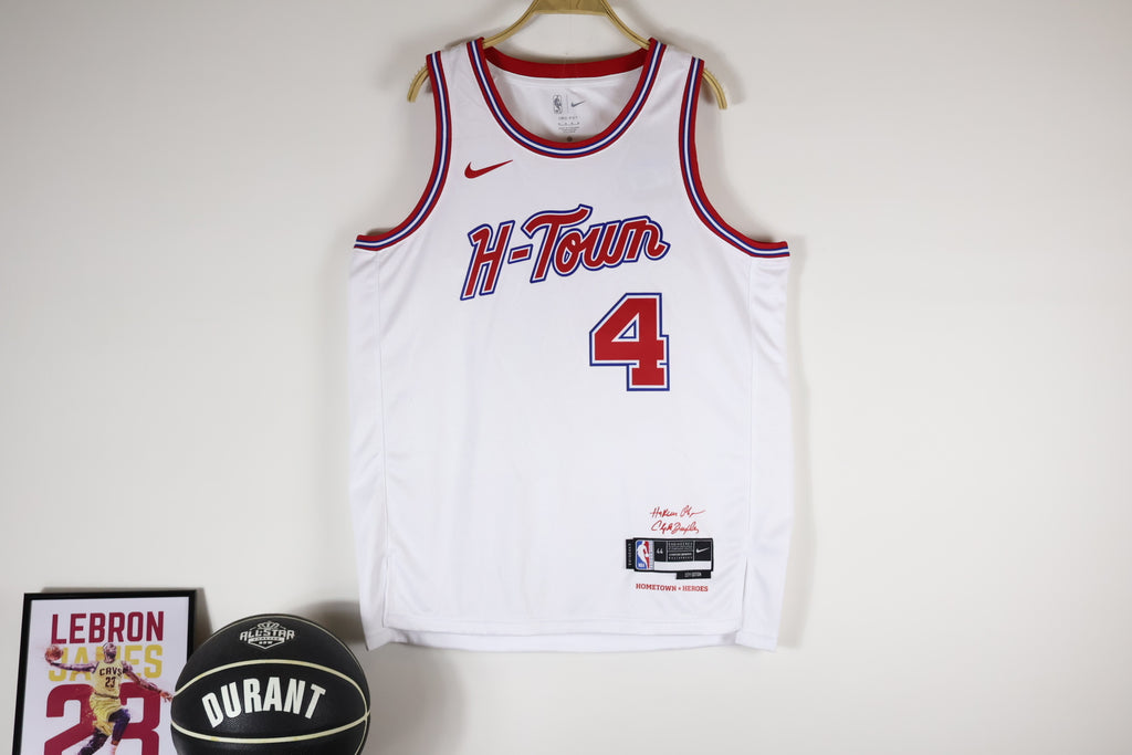 Houston Rockets #4 Jalen Green 2324 city jersey white Style 2