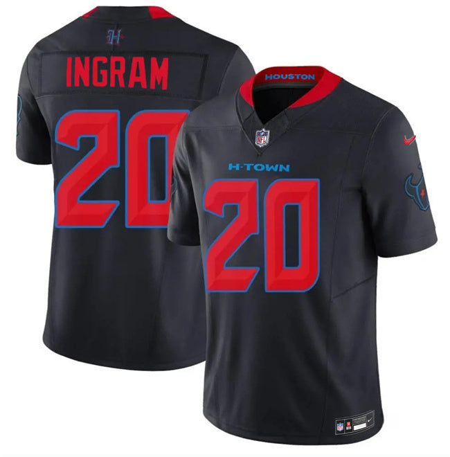 Houston Texans #20 Ja'Marcus Ingram Navy 2nd Alternate 2026 F.U.S.E. Vapor