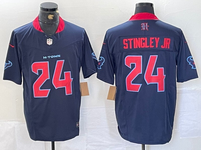 Houston Texans #24 Derek Stingley Jr. V3 Style 3