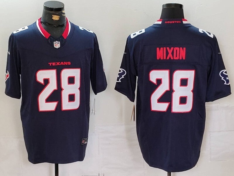 Houston Texans #28 Joe Mixon V3 Style 1