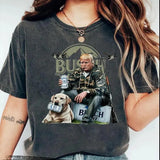 Hunting Trump Sweatshirt, Busch Light Trump Hunting Shirt, Trump 2024 shirt, Trump Supporter Cotton Crewneck