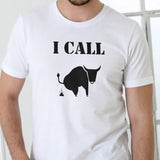 I CALL BS T Shirt, Unisex Cotton Menswear Stylish