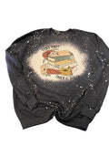 I Like Them Thick and Spicy Book sweatshirt - Bleached unisex fit crewneck sweatshirt