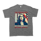 I'm speaking Mr.Vice President Kamala Harris_t-shirt, Unisex Tshirt For Men, For Women, Men's Tshirt, I'm Speaker, Harris Tshirt Casual Crewneck
