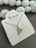 Pave Gold Necklaces