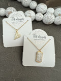 Pave Gold Necklaces