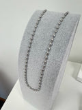 Silver charm bar necklaces