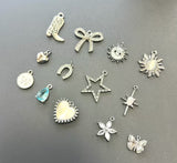 Silver Charm Bar Charms