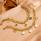 Luck Intention Clover Bracelet - Love. Luck. Hope & Faith