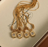 Heart Tag Necklace - Love