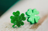 shamrock studs