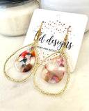Metal Acrylic Gold Lined