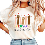 Idaho Teacher Shirt ,Equality Tees  ,Everyone Is Welcome Here Diversity Support Fist Hand, Everyone Is Welcome Here Idaho Teacher Shirt