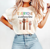 Idaho teacher shirt everyone is welcome here, inclusion and equality Shirt, idaho teacher t shirt