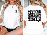 If You Hear Me Yelling Just Know I Said It Nicely 26 Times T-Shirt Cotton Fabric