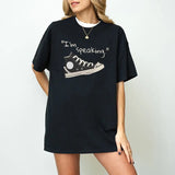 Im Speaking, Kamala Harris Support Shirt, 2024 Pearls and Chucks Presidential Election Women Vote Political Feminist Gift