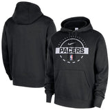 Indiana Pacers Black 2025 26 Practice Club Pullover Hoodie