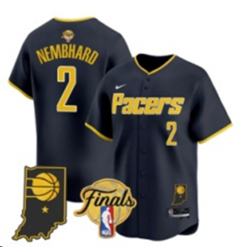 Indiana Pacers #2 Andrew Nembhard nba Collaboration Style 2
