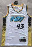 Indiana Pacers #43 Pascal Siakam Pacers 43# City White Jersey Style 2