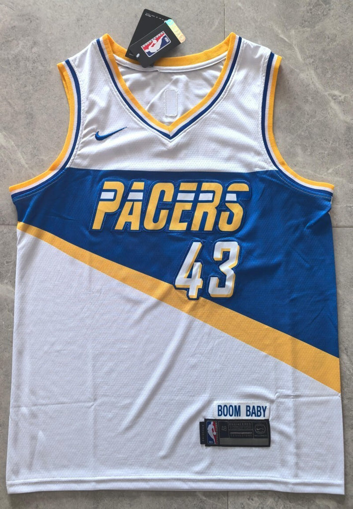 Indiana Pacers #43 Pascal Siakam Pacers Team 43# City Edition White Jersey Style 2