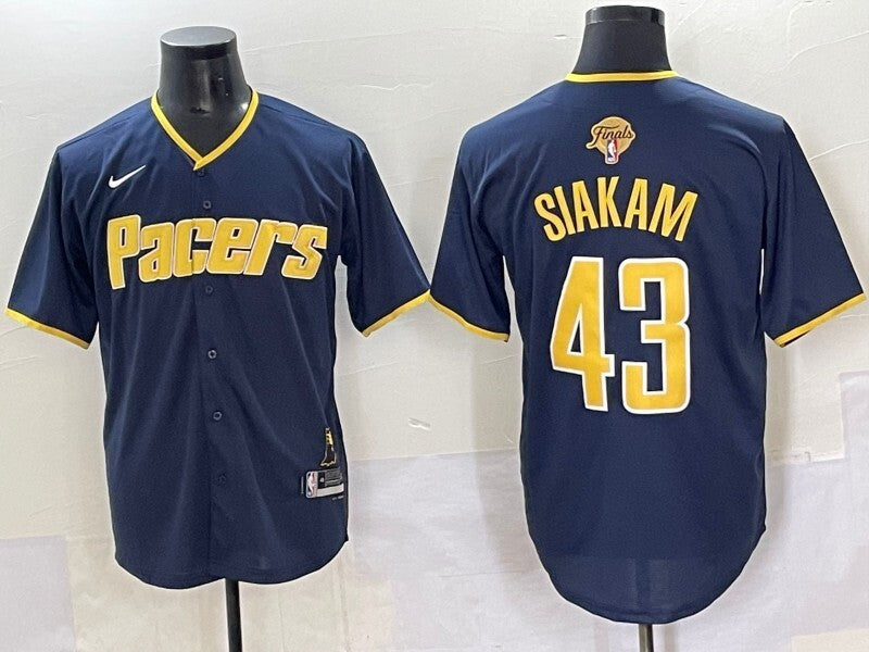 Indiana Pacers #43 Pascal Siakam nba Collaboration Style 1