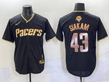Indiana Pacers #43 Pascal Siakam nba Collaboration Style 3