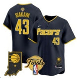 Indiana Pacers #43 Pascal Siakam nba Collaboration Style 9