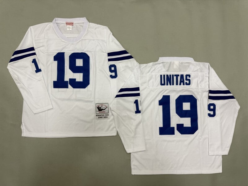 Indianapolis Colts #19 Johnny Unitas Indianapolis Colts Style 1