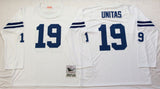 Indianapolis Colts #19 Johnny Unitas Throwback Style 1
