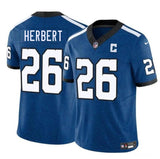 Indianapolis Colts #26 Khalil Herbert Blue 2025 F.U.S.E. Throwback Vapor Limited