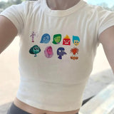 Inside Out Crop Tank, Riley Feelings Joy Baby Tee, Sadness Crop, Mental Health movie, Feelings Womens Tee