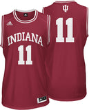 Isiah Thomas #11 Red With Big 10 Logo