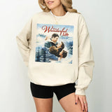 It's a Wonderful Life Sweatshirt, Christmas Crewneck, George Lassos Moon Bedford Falls Christmas Movie Sweatshirt, Christmas Gift