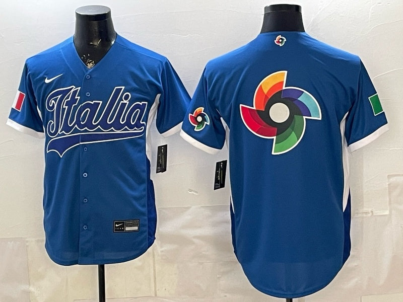 Italy Baseball Blue 2026 World Baseball Classic Home Stadium 26 World Cup Style 2
