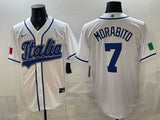Italy baseball #7 Morabito white 2026 world baseball classic 26 World Cup