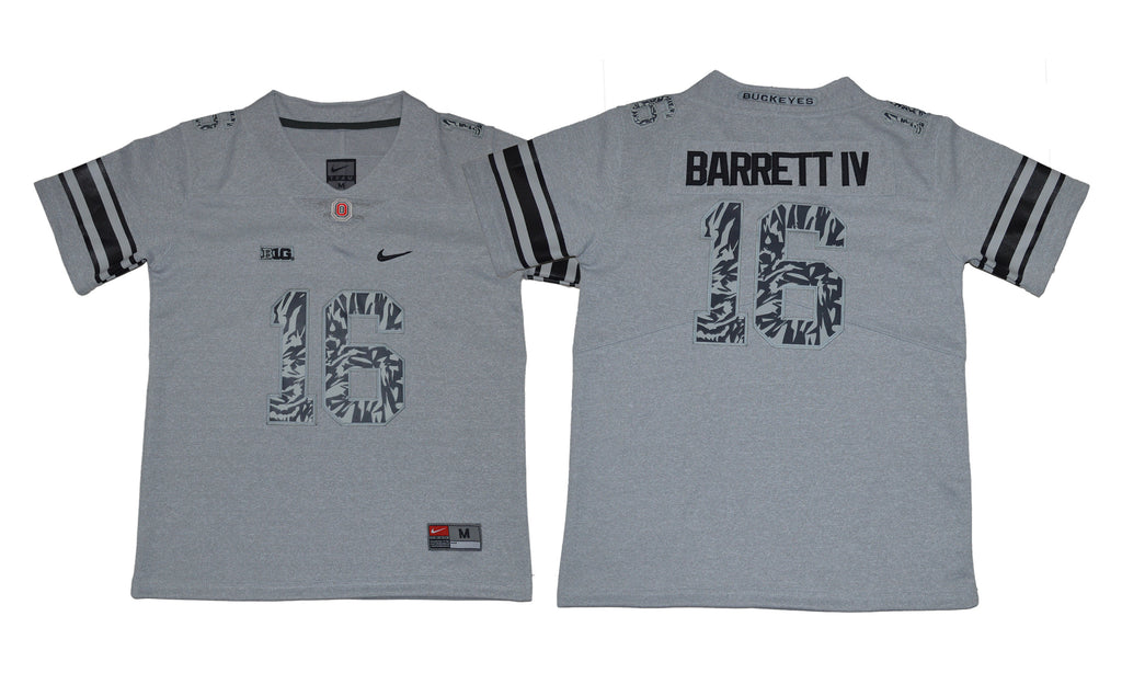 J.T Barrett IV #16 17 Light Carbon Gray Youth