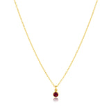Birthstone Charm Necklace