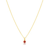 Birthstone Charm Necklace