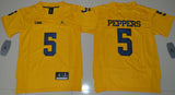 Jabrill Peppers 5 Youth Yellow