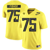 Jake Fisher 75 Yellow